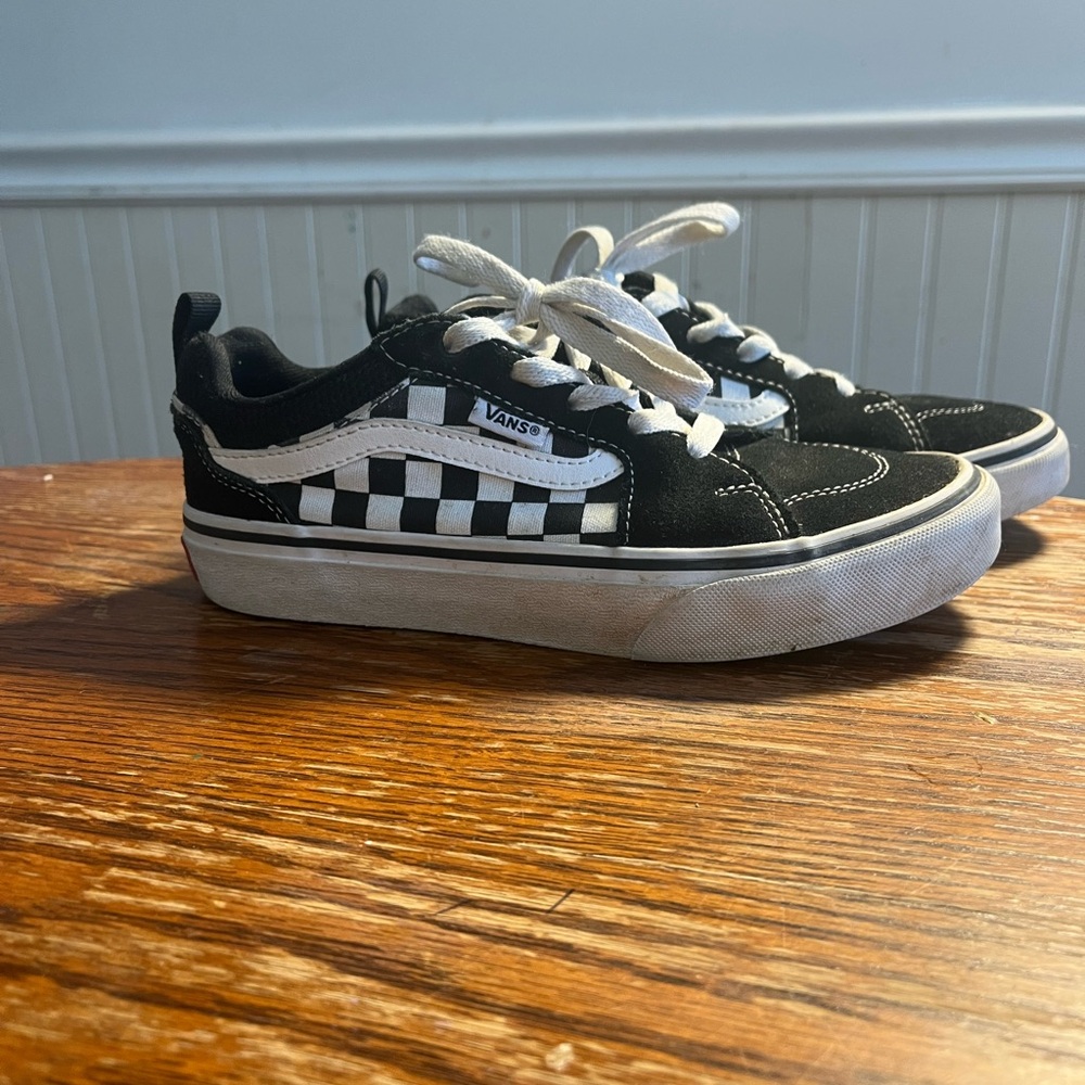 Kids checkered vans